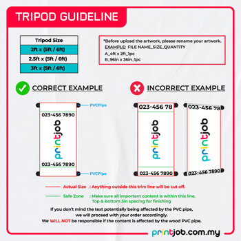 Tripod Bunting Stand